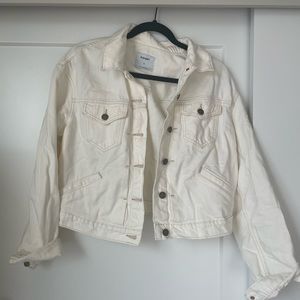 Old navy cream jean jacket